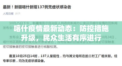新疆喀什疫情最新官方消息更新，疫情防控动态及进展报告